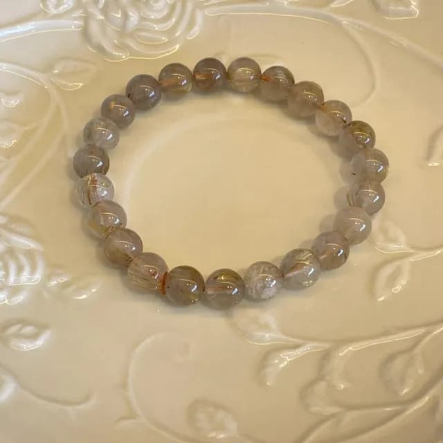 【Penny珮妮】巴西老礦鈦晶金髮晶手鍊8mm(母親節禮物/交換禮物/送女友/送閨蜜/生日禮物/情人節)