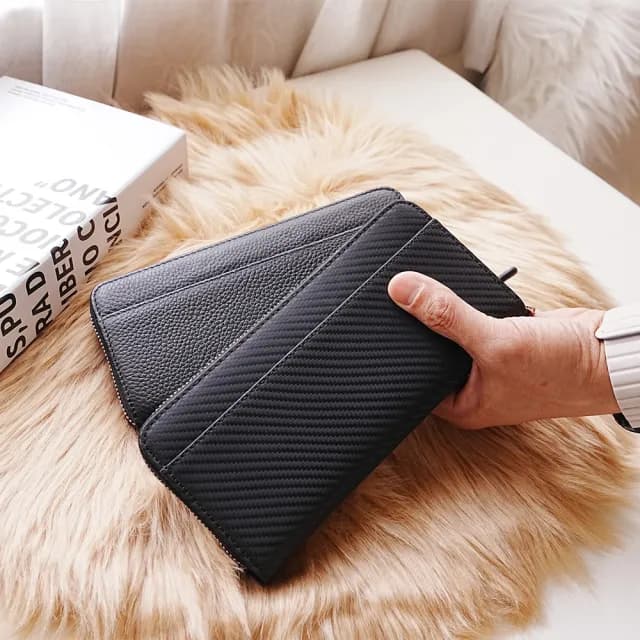 【MoonDy】雙11 錢包 皮包 高CP 長夾 長夾女生 風琴卡包 包 牛皮長夾 錢包女 長款拉鏈