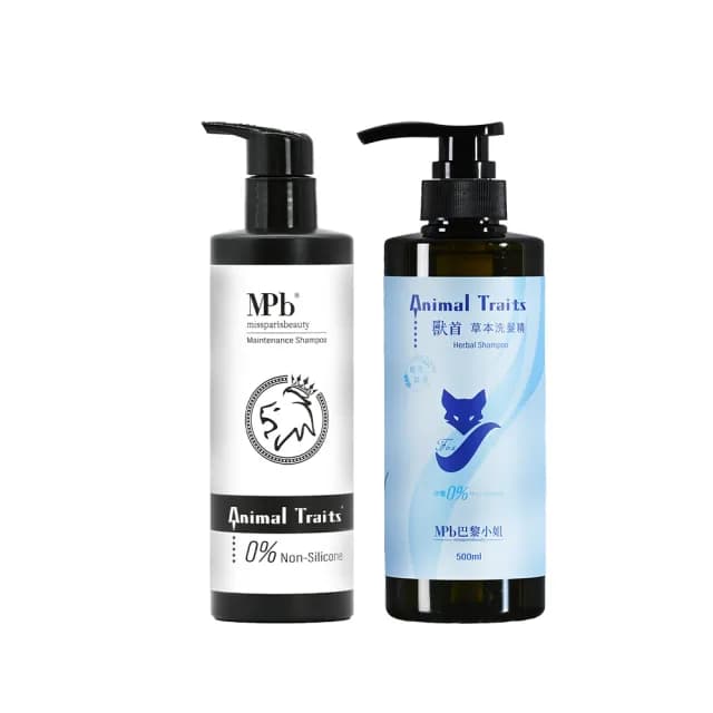 【MPB 巴黎小姐】獸首護色洗髮精300ml+保濕洗髮精500ml(固色 漂髮 染後護髮 無矽靈洗髮液 母親節禮物)
