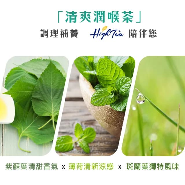【High Tea】舒活紫蘇草本茶1.5gx12入x1袋(天然漢方花草配方)