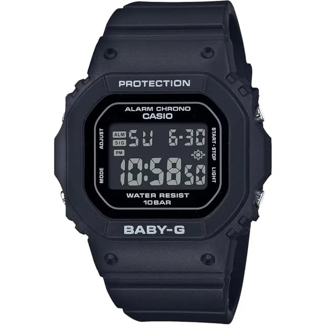 【CASIO 卡西歐】BABY-G 纖薄輕巧電子手錶 情人節 禮物(BGD-565U-1/速)