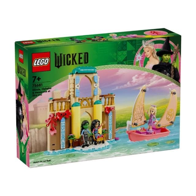 【LEGO 樂高】魔法壞女巫 75681 葛琳達、艾爾法巴與娜瑟蘿在西茲大學(魔法壞女巫 模型 禮物 居家擺設)