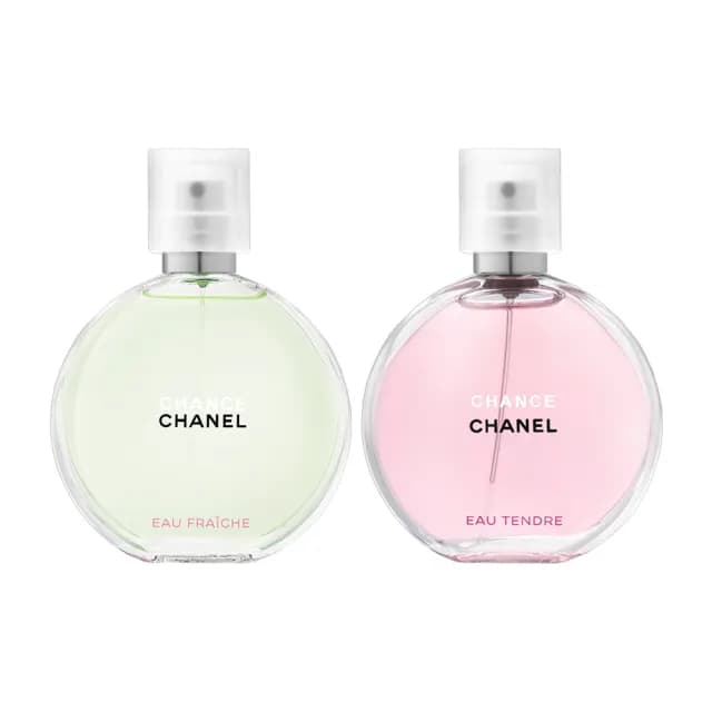 【CHANEL 香奈兒】CHANCE 淡香水 35ml(國際航空版.綠色氣息/粉紅甜蜜/黃色邂逅)