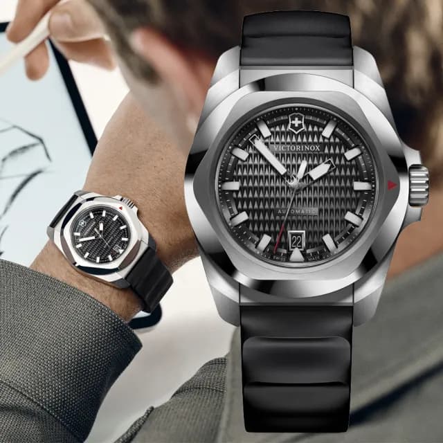 【VICTORINOX 瑞士維氏】I.N.O.X系列 經典時尚機械腕錶 七夕 情人節 送禮 推薦(VISA-242039)