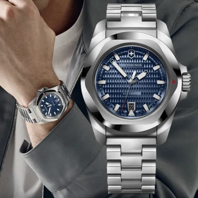 【VICTORINOX 瑞士維氏】I.N.O.X系列 經典時尚機械腕錶 七夕 情人節 送禮 推薦(VISA-242020)
