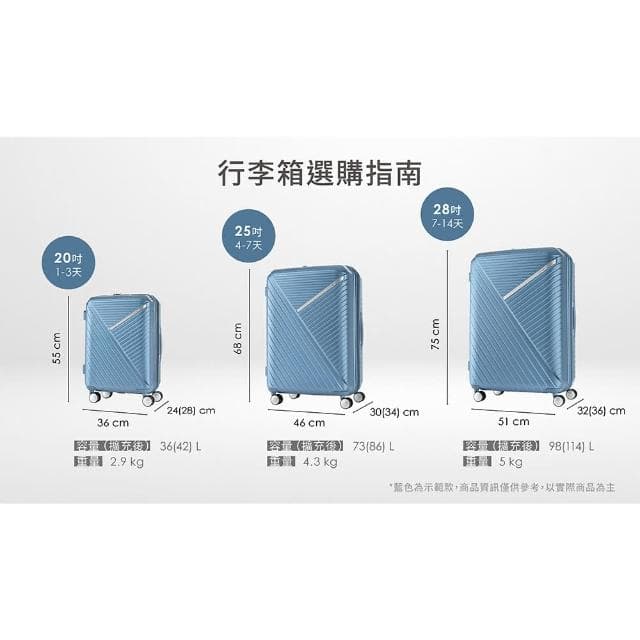【Samsonite 新秀麗】28吋 ROBEZ 可擴充大容量輕量PC耐衝擊防盜拉鍊行李箱/旅行箱(多色可選)