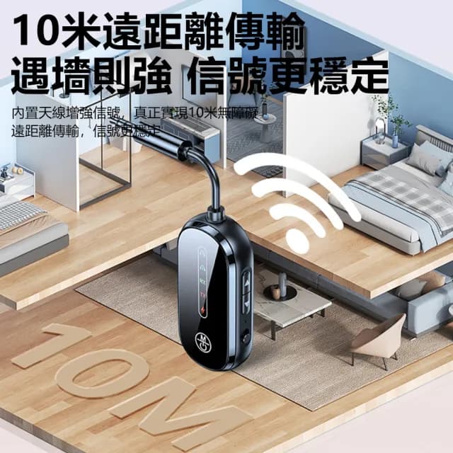 【Nil】雙11 C83Pro 二合一藍牙5.4音頻接收器 車載音響無線發射器 車家兩用 電視電腦耳機MP3適配器