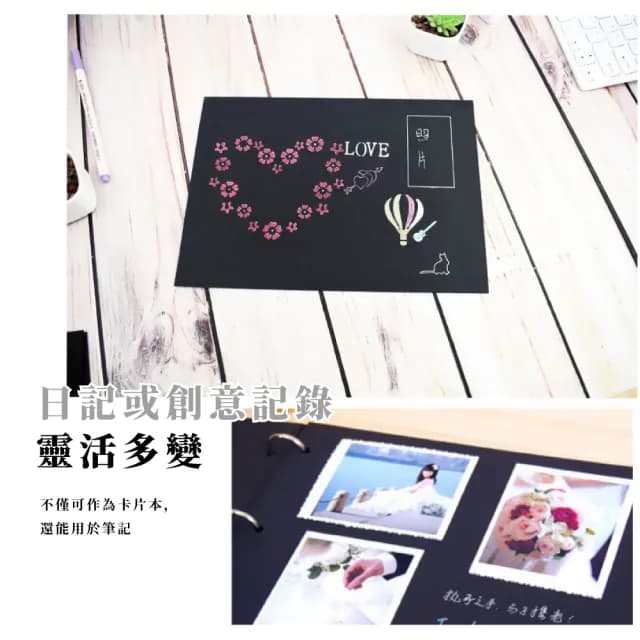 【創意心意】場記版造型DIY卡片本(30內頁 拍立得 相冊本 電影冊 打版 閨蜜 畢業禮物 賀卡 生日祝福 求婚)