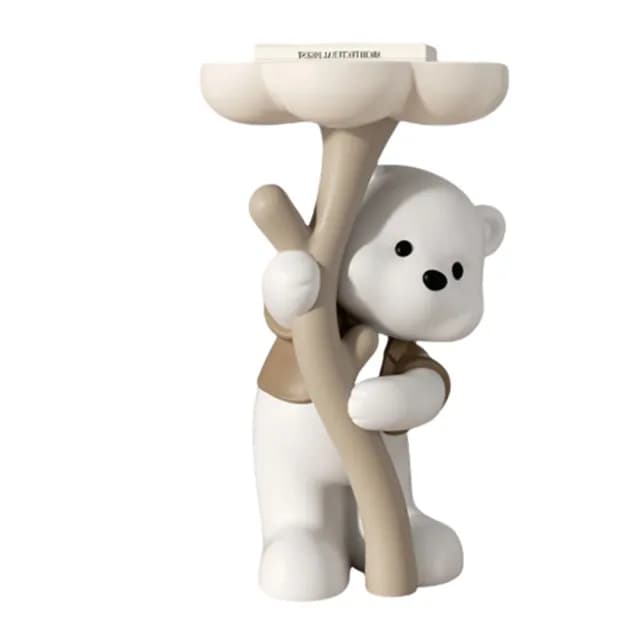 【SongSH】創意熊落地擺件客廳沙發電視櫃裝飾置物家居好物臥室布置喬遷禮物(置物架/茶几)