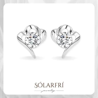 【SOLARFRi】銀針耳環｜優選親膚材質配戴舒適 附品牌禮盒包裝(閨蜜情人女友母親老婆禮物)
