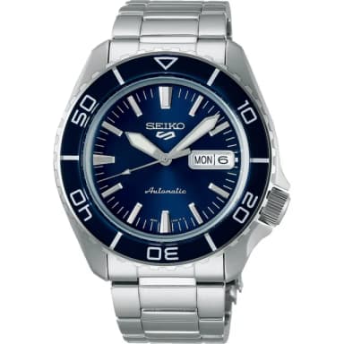 【SEIKO 精工】官方授權 5 Sports 系列  時尚潛水機械男錶 送禮推薦-42.5mm SK008(SRPK97K1)