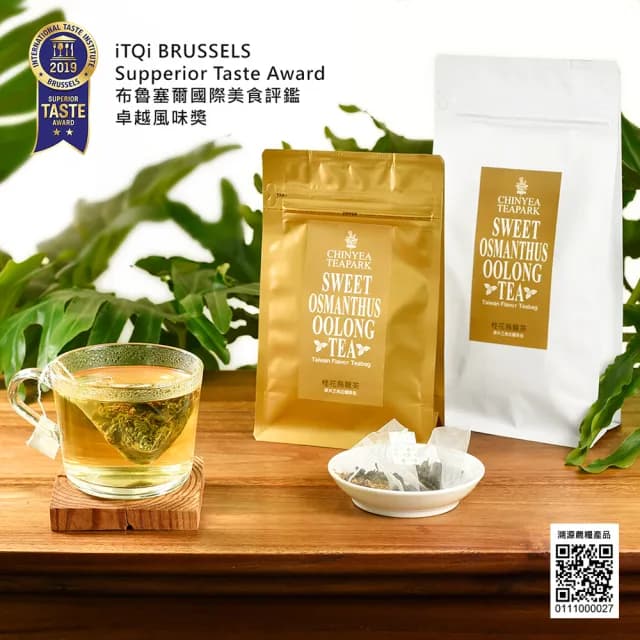 【沁意】桂花烏龍茶包30入經濟包(iTQi國際美食風味獎/台灣傳統薰花茶)