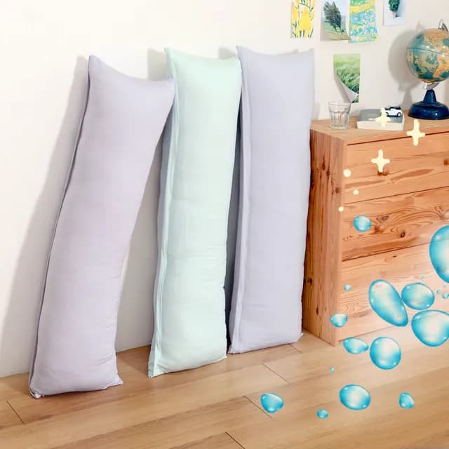 【三合苑HOMESense】涼感小長抱枕 100x30cm 情人節 聖誕節 交換禮物 台灣製 三色任選(交換禮物)