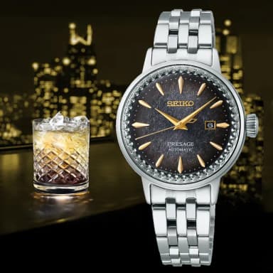 【SEIKO 精工】PRESAGE 調酒系列 STAR BAR 東京夜景 機械腕錶 畢業禮物 送禮 推薦(SRE015J1/2R05-00C0D)