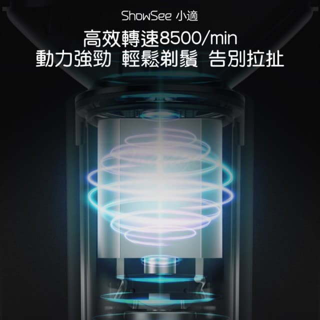 【小米有品】ShowSee 小適 往復式電動剃鬚刀 F602(剃鬍刀 刮鬍刀 電鬍刀 修鬍刀 浮動 三刀頭 小米有品)