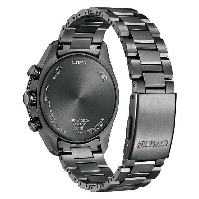 【CITIZEN 星辰】GENTS 100週年限量 宇宙幻彩 鈦金屬光動能電波計時腕錶 母親節 禮物 推薦(AT8286-65E)
