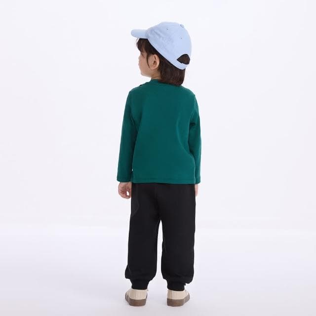 【GAP】男童裝 Logo純棉印花圓領長袖T恤-多色可選(642625)