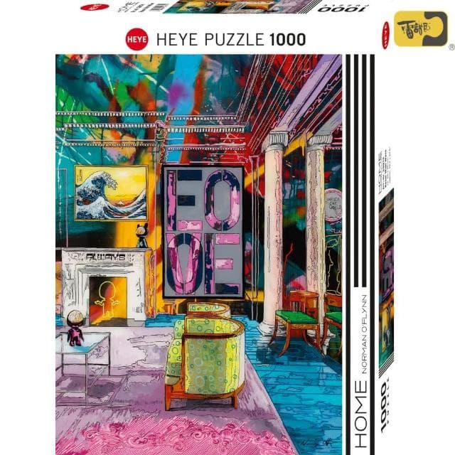 【雷諾瓦】有浪的房間/Home/1000片拼圖/HEYE(桌遊/益智/裝飾/送禮/禮物/療癒)