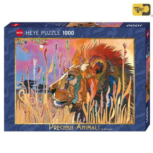 【雷諾瓦】森林之王/Precious Animals/1000片拼圖/HEYE(桌遊/益智/裝飾/送禮/禮物/療癒)