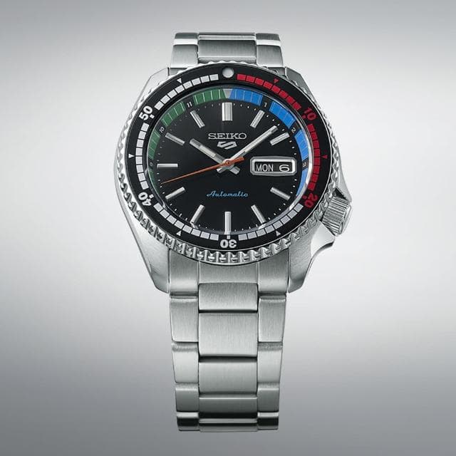【SEIKO 精工】5 Sports 55周年 復刻1969 SKX現代詮釋版機械錶 情人節 禮物(4R36-15D0D/SRPK13K1)