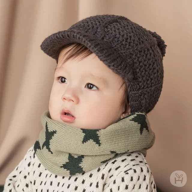 【Happy Prince】韓國製 New Twinkle保暖雙面嬰兒童圍脖-多色(寶寶圍巾圍兜口水巾)