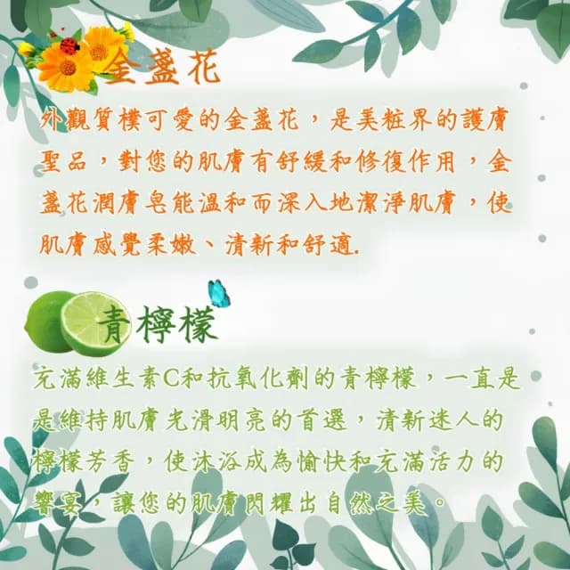 【BOEMI】花樣年華檸檬香蜂草金盞花潤膚皂200g(來自捷克頂級植萃保養潤膚手工香皂禮盒)
