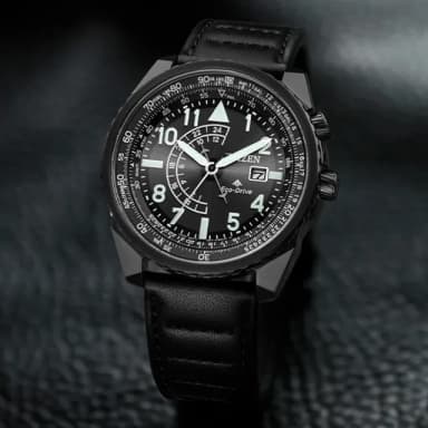 【CITIZEN 星辰】PROMASTER 光動能兩地顯示航空錶 男生禮物 送禮推薦 42.5mm(BJ7135-02E)