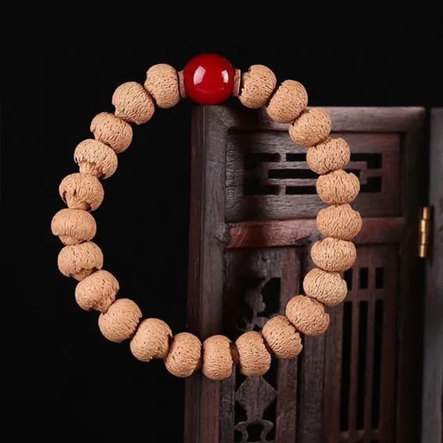 【KT DADA】佛珠手鍊 蓮花菩提子 單圈手串 開運手鍊 送長輩 求好運長智慧 招財 禮物 避邪