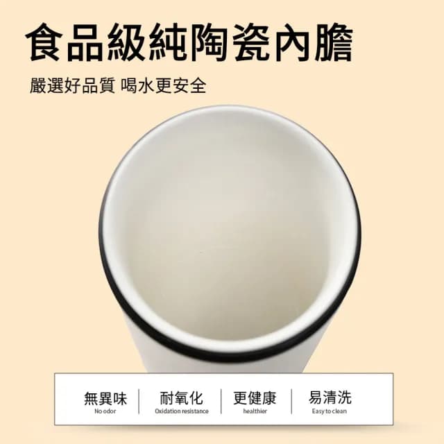 【MUAN】星語花海陶瓷咖啡杯550ML 手提保溫陶瓷杯(泡茶杯/隨行杯/ 聖誕交換禮物)