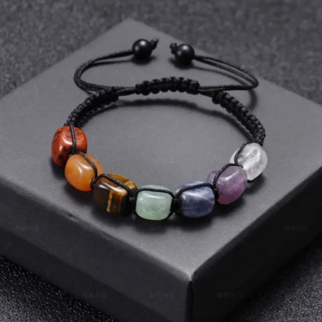 【Penny珮妮】歐美虎眼石老黃玉瑪瑙混色編織手鍊(交換禮物/送女友/送閨蜜/生日禮物/情人節/送男友)