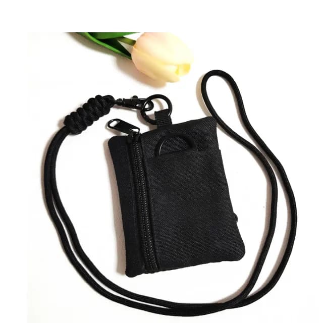 【戶外旅遊】迷你多功能運動錢包(掛脖 迷你小包 零錢包 證件包 運動包 出國旅行 耳