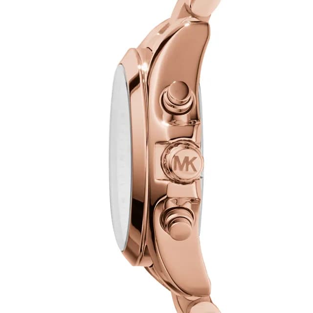 【Michael Kors 官方直營】Bradshaw系列 時間旅人 不鏽鋼鍊帶計時女錶 手錶 36MM(2色可選)