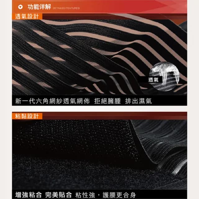 【Qi Mei 齊美】35%高竹炭 透氣舒適竹炭挺立護腰1入組-台灣製(運動 護具 父親節禮物)