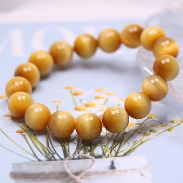 【Penny珮妮】7A收藏級南非金虎眼石手鍊8mm(生日禮物/母親節/閨蜜送禮/交換禮物/情人節)