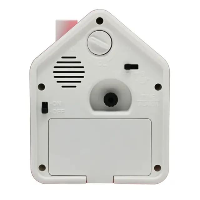 【SEIKO 精工】小紅屋靜音秒針鳥鳴鬧鐘 情人節 禮物(QHP010R/速)