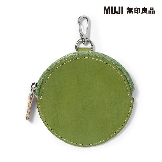 【MUJI 無印良品】手染滑革零錢包(共3色)