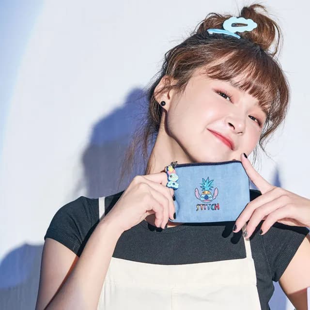 【PARTAKE】雙11 Disney-星際寶貝史迪奇-票卡零錢包-藍(PTD23-E2-21BL)