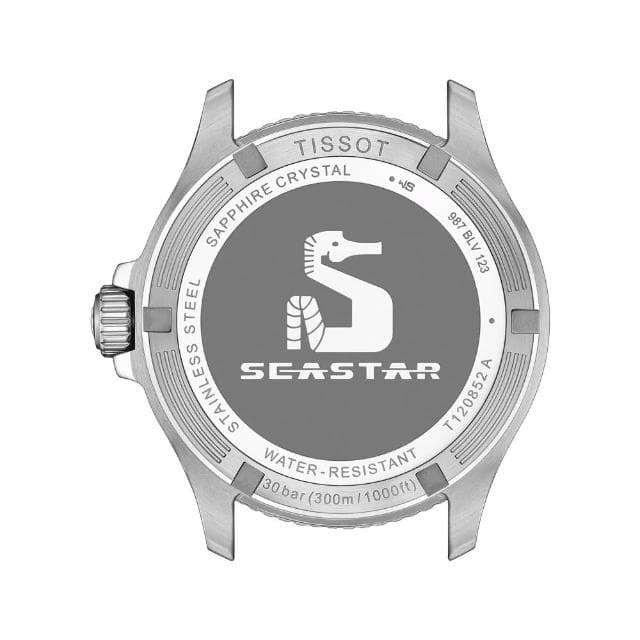 【TISSOT 天梭】SEASTAR1000海星系列 GMT潛水腕錶 母親節 禮物 推薦(T1208521705100)