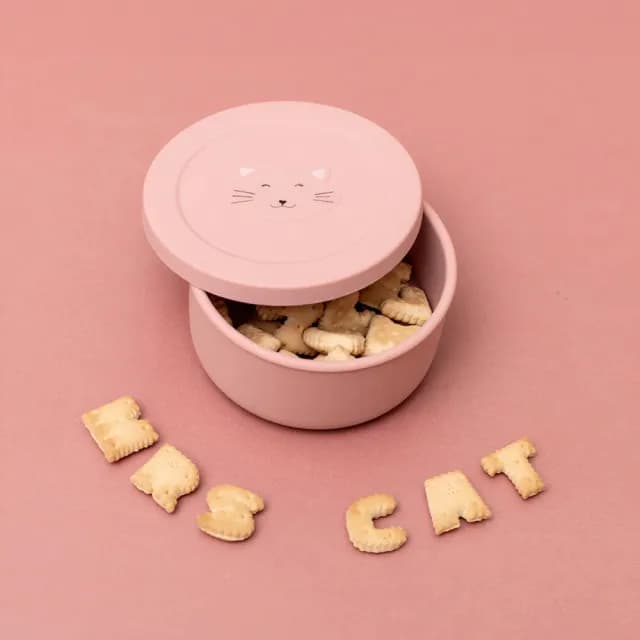 【Trixie 比利時】動物造型矽膠附蓋餐碗 多款可選(學習餐具)