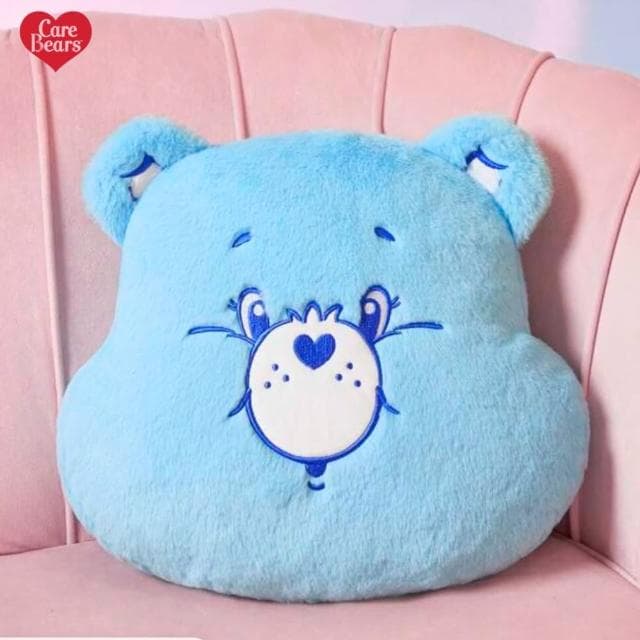 【Care Bears】美國彩虹熊愛心熊Care Bears超柔絨毛抱枕靠墊靠枕玩偶沙發枕頭(女友生日情人聖誕交換禮物)