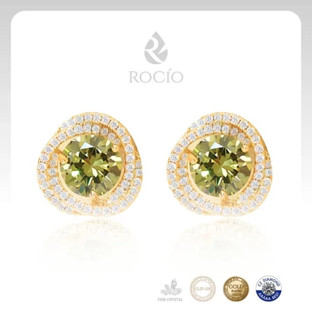 【ROCiO】ROCiO專櫃品牌輕奢經典耳環｜無耳洞耳夾款(母親節閨蜜生日情人節女友禮物)