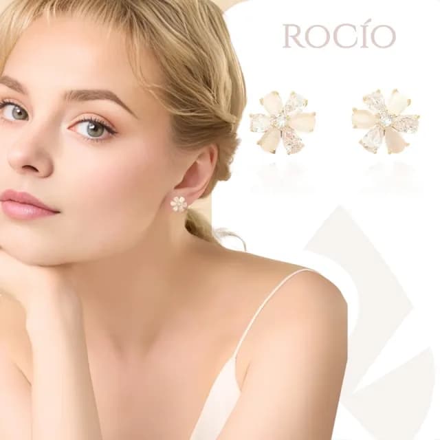 【ROCiO】ROCiO專櫃品牌輕奢經典耳環｜無耳洞耳夾款(母親節閨蜜生日情人節女友禮物)