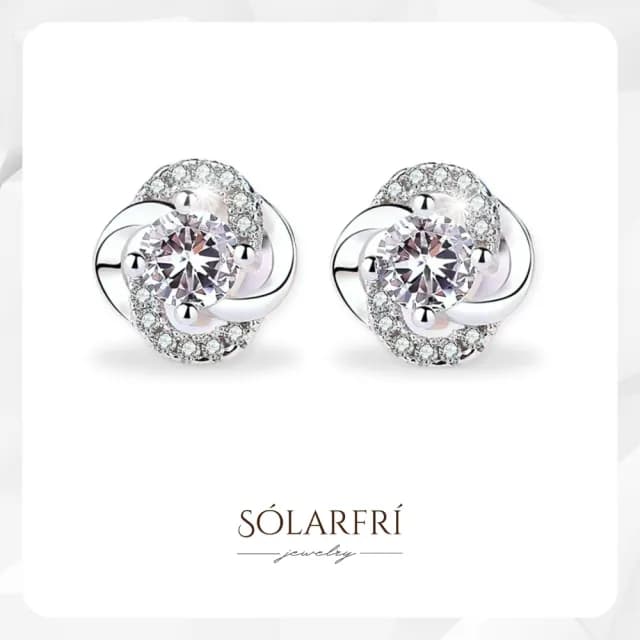 【SOLARFRi】銀針耳環｜閃耀輕奢小眾款親膚低敏 附品牌禮盒包裝(閨蜜情人女友母親老婆禮物)