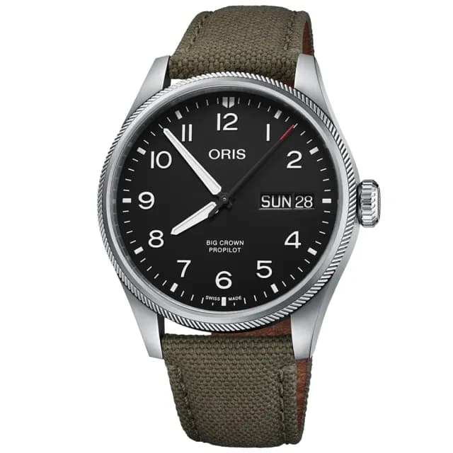 【ORIS 豪利時】ProPilot 飛行機械腕錶 七夕 情人節 禮物 送禮 推薦(0175277604164-0732202LC)