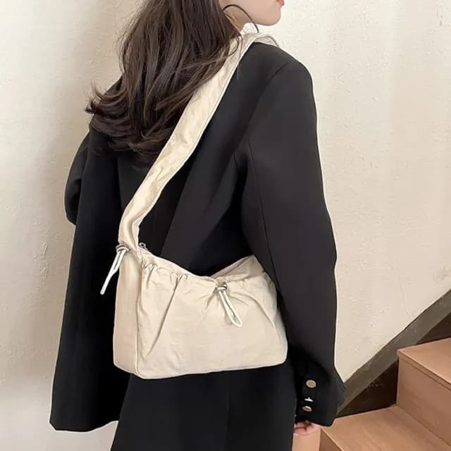 【KT DADA】情人節禮物 尼龍包 韓國包 單肩包 女尼龍通勤包 禮物 hobo包 腋下包 肩背包 尼龍雲朵包 可愛包