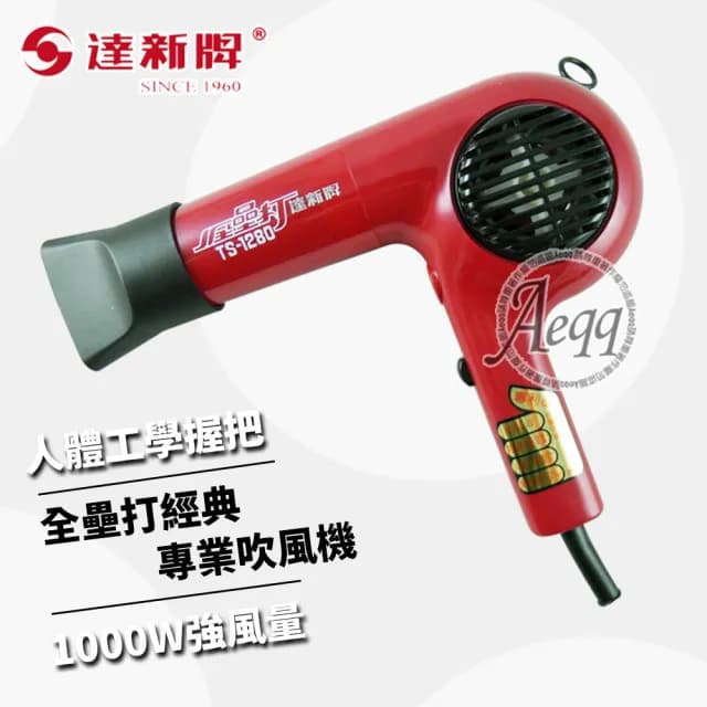 【達新牌】全壘打經典專業吹風機(TS-1280)