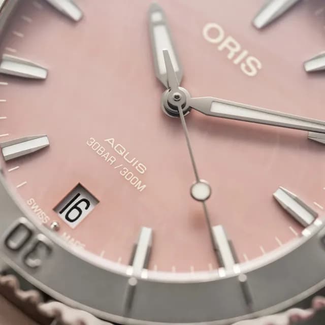 【ORIS 豪利時】Aquis 時間之海系列 潛水機械腕錶 七夕 情人節 禮物 送禮 推薦(0173377704158-0741866FC)