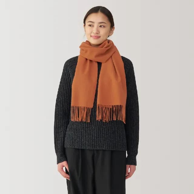【MUJI 無印良品】羊毛圍巾(共5色)