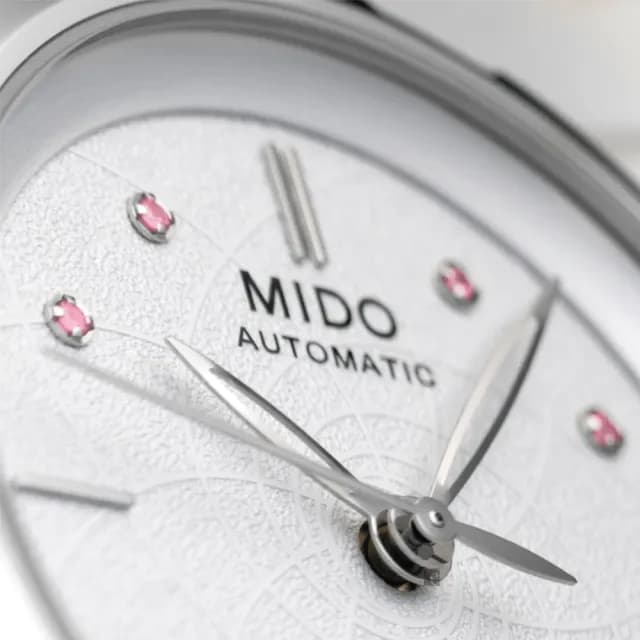 【MIDO 美度】Rainflower 花雨系列機械女錶-34mm 手錶 禮物 推薦(M0432071101100)