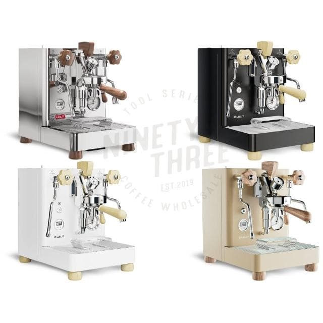 【LELIT】BIANCA V3 銀色 單孔咖啡機 贈$4480電子秤 半自動咖啡機 義式(110V PL-162T 雙鍋爐 PID 數位溫控)